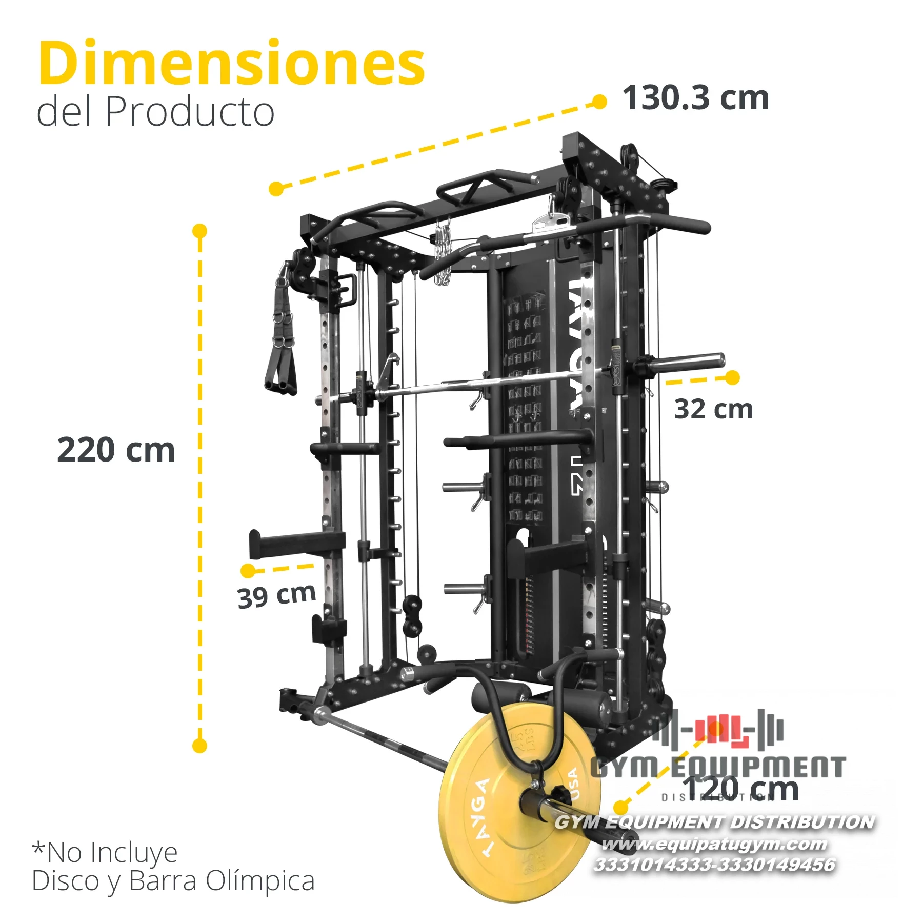 Máquina Tayga T12 para Entrenamiento de Fuerza