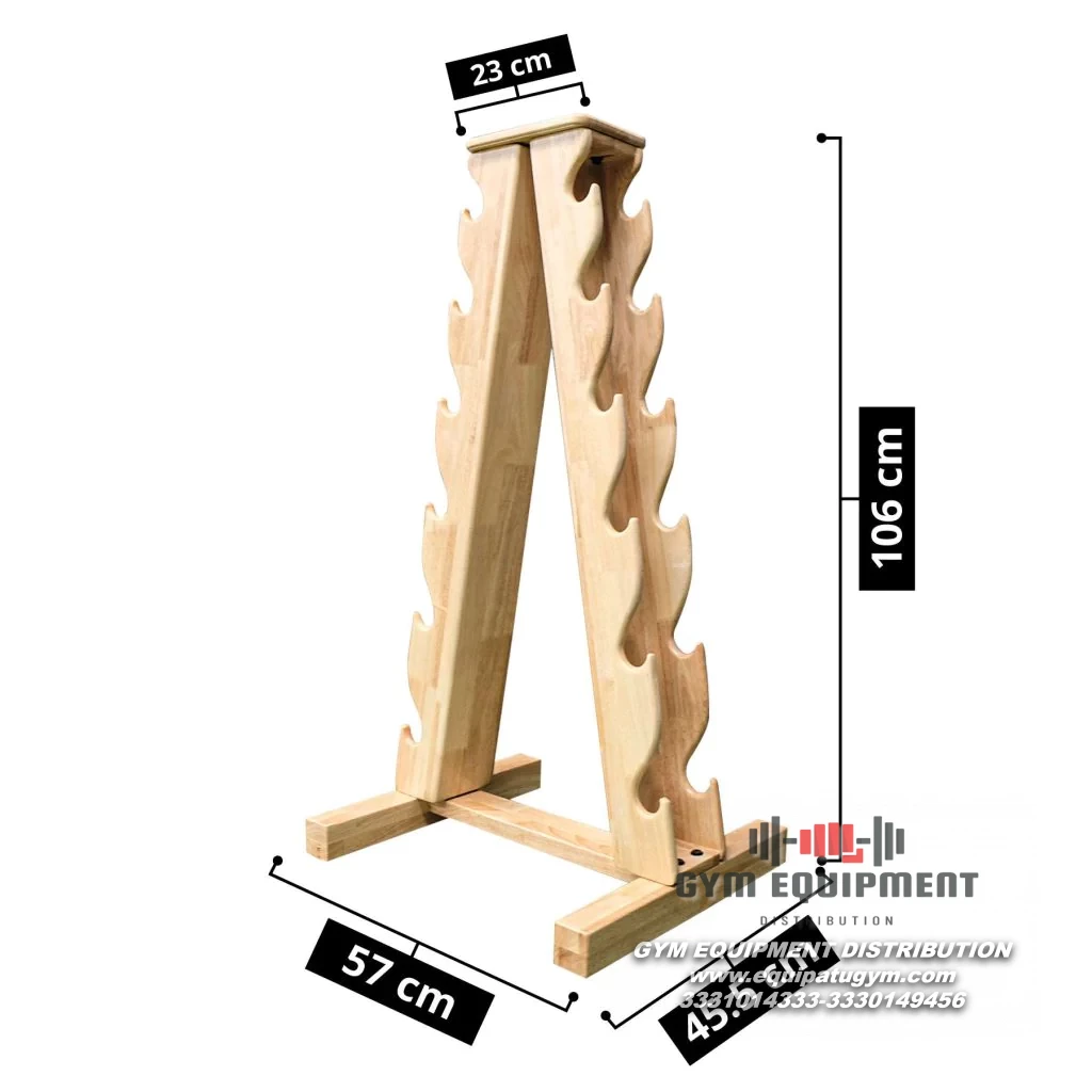 RACK DE MADERA P/MANCUERNAS