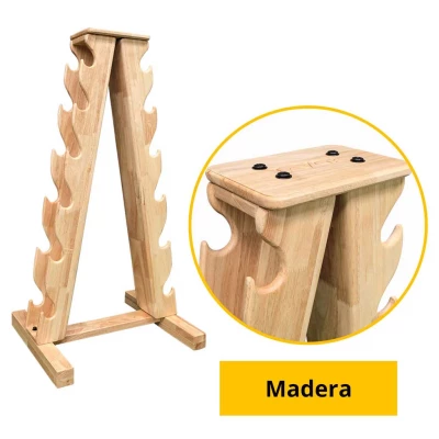 RACK DE MADERA P/MANCUERNAS