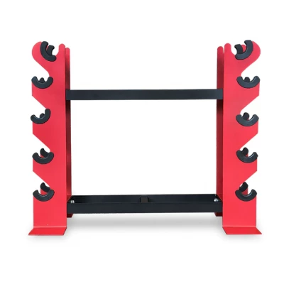 RACK PARA MANCUERNAS CON SOPORTES DE CAUCHO