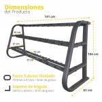 Set de Rack y 15 Pares de Mancuernas Premium de Tayga