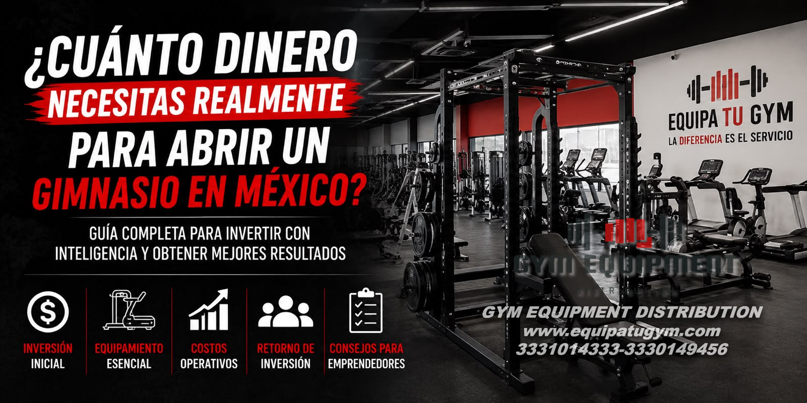 ¿Cuánto Dinero Necesitas Realmente para Abrir un Gimnasio en México?